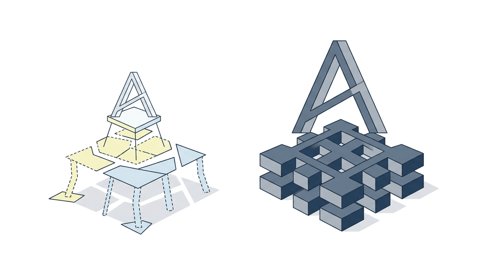Illustration: Failure mode 1: the platform substrate was not real.