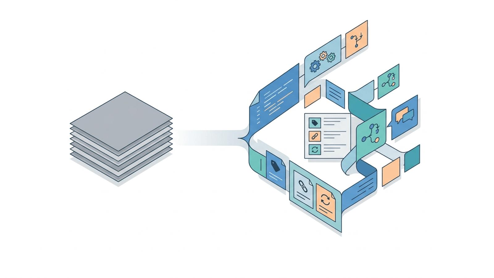 Illustration: Evidence as code, not evidence as PDF.